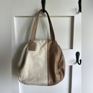 Splendid Leather Color-block Bag